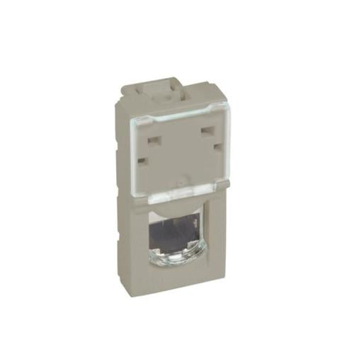 572895Legrandمقبس Arteor RJ45 الفئة 6 STP وحدة واحدة LCS لون الشمبانيا