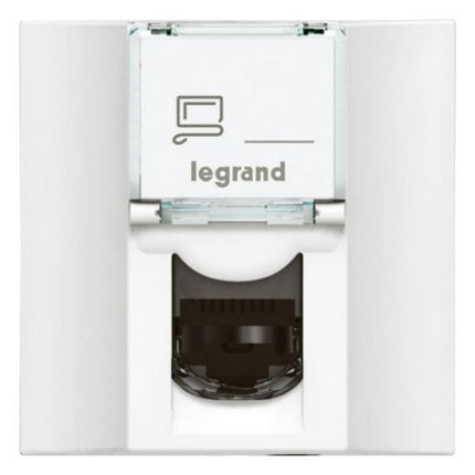 572331Legrandمقبس Arteor RJ45 الفئة 6 UTP مع إمرار خلفي أبيض