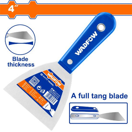 WPT6304Wadfow مشحاف ذات شفرة معدنية ممتدة للمقبض 4 بوصة