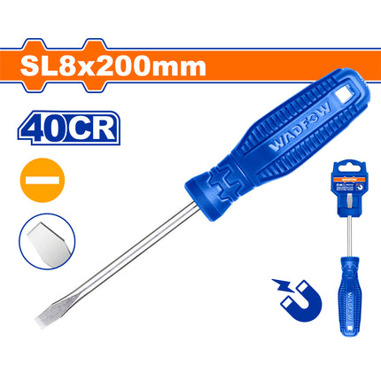 WSD3288Wadfowمفك براغي مسطح 8x200 وادفو 40CR