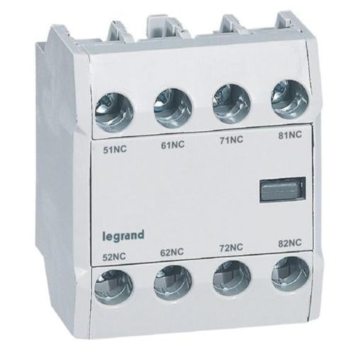416857Legrandكتلة جهات اتصال مساعدة 4NC من Legrand CTX3 بتثبيت أمامي