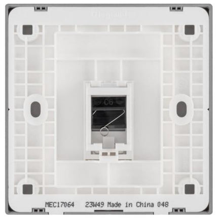 MEC17064WHLegrandمحول Obria Keystone أحادي أبيض غير لامع RJ45
