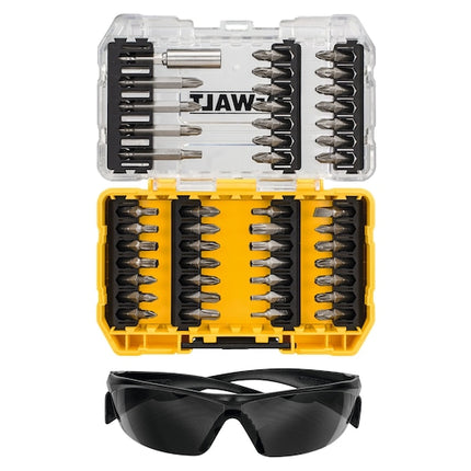  DT70703-QZDEWALTمجموعة مفكات ونظارات أمان (47 قطعة)
