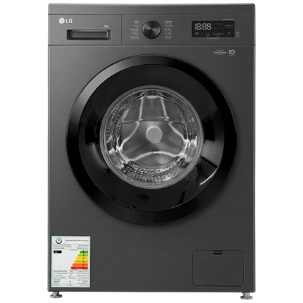 LG WY1408MTP 8kg Front Load Washing Machine 1400 RPM Middle Black