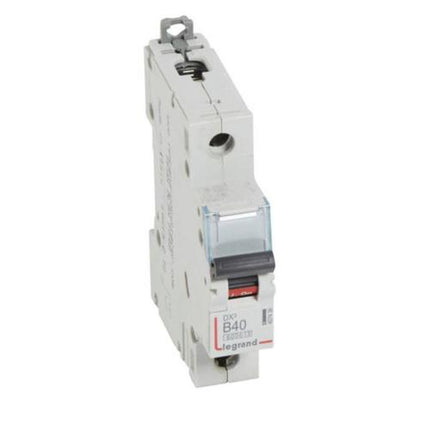 407436Legrandقاطع دائرة Legrand MCB DX3 بسعة 6000A قطب واحد 40A منحنى B
