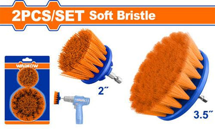 WND1401Wadfow مجموعة فرشاة شعيرات ناعمة من وادفو 2 قطعة