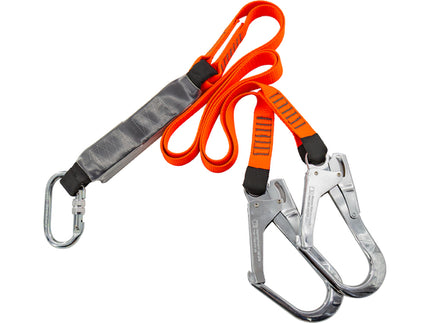 YT-74225Yatoممتص الصدمات الأمان Yato حزام مزدوج وكارابين YT-74225