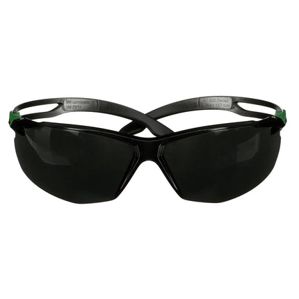 71002392053Mنظارات الأمان 3M SecureFit 500 SF550AF-GRN أسود أخضر