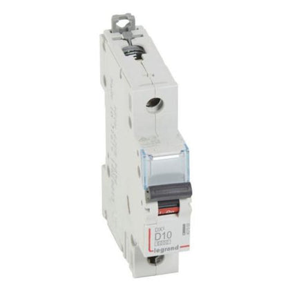 407969Legrandقاطع دارة ليجراند DX3 أحادي القطب 10 أمبير منحنى D