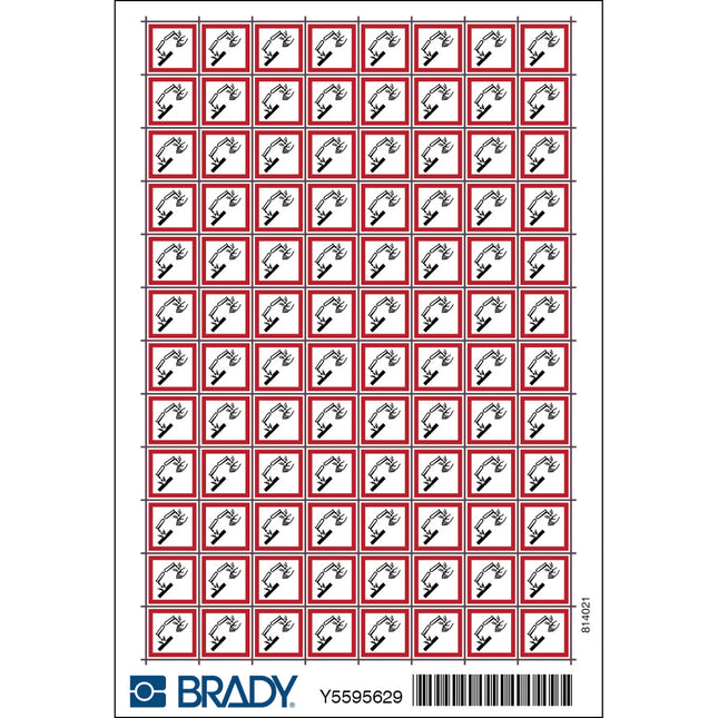 GHS Symbol  GH05  Corrosive