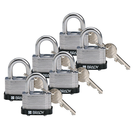 Laminated Steel Lockout Padlocks