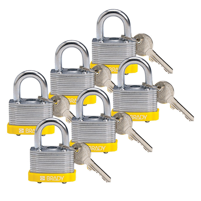 Laminated Steel Lockout Padlocks