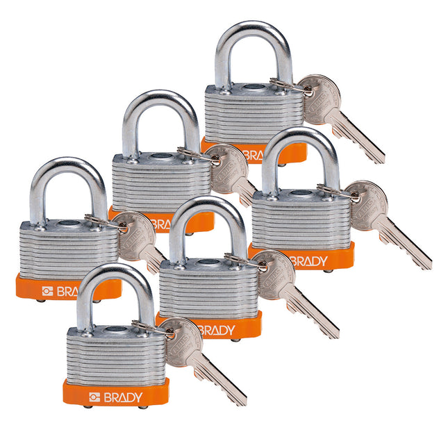 Laminated Steel Lockout Padlocks