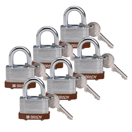 Laminated Steel Lockout Padlocks