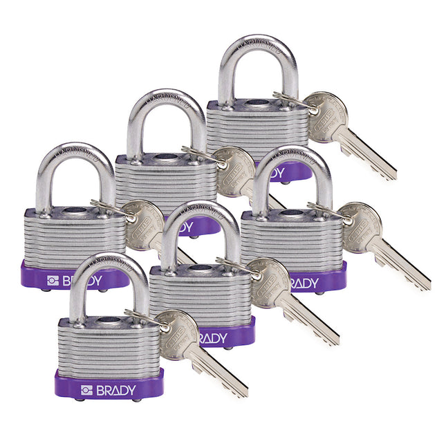 Laminated Steel Lockout Padlocks