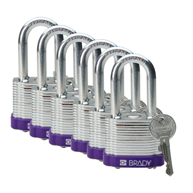 Laminated Steel Lockout Padlocks