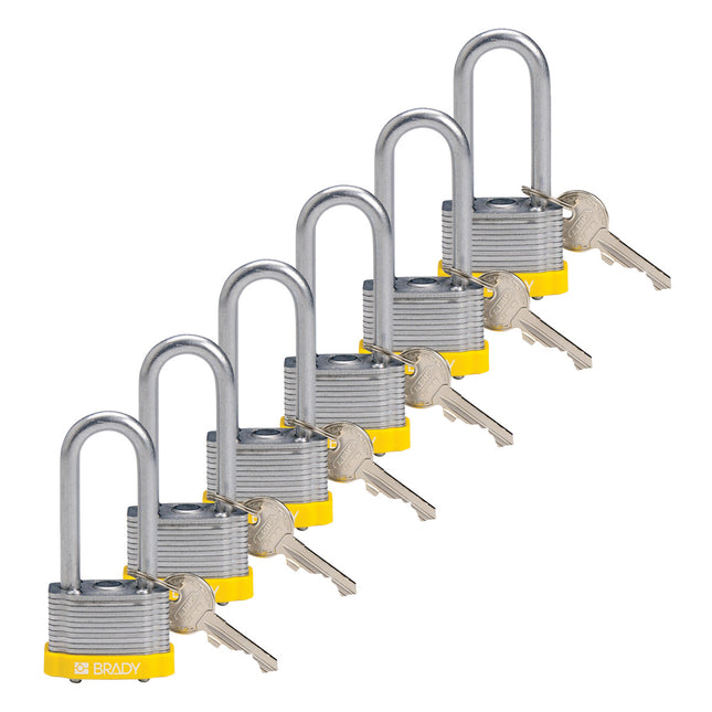 Laminated Steel Lockout Padlocks