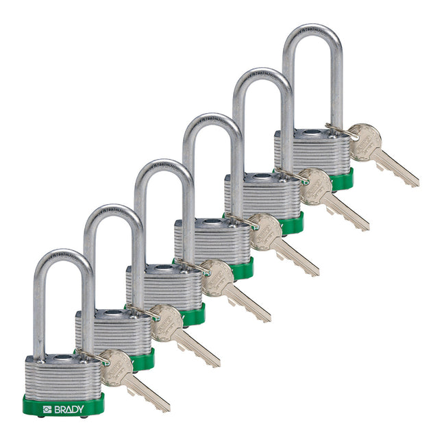 Laminated Steel Lockout Padlocks