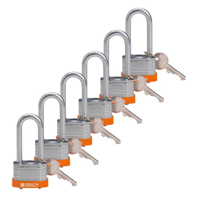 Laminated Steel Lockout Padlocks