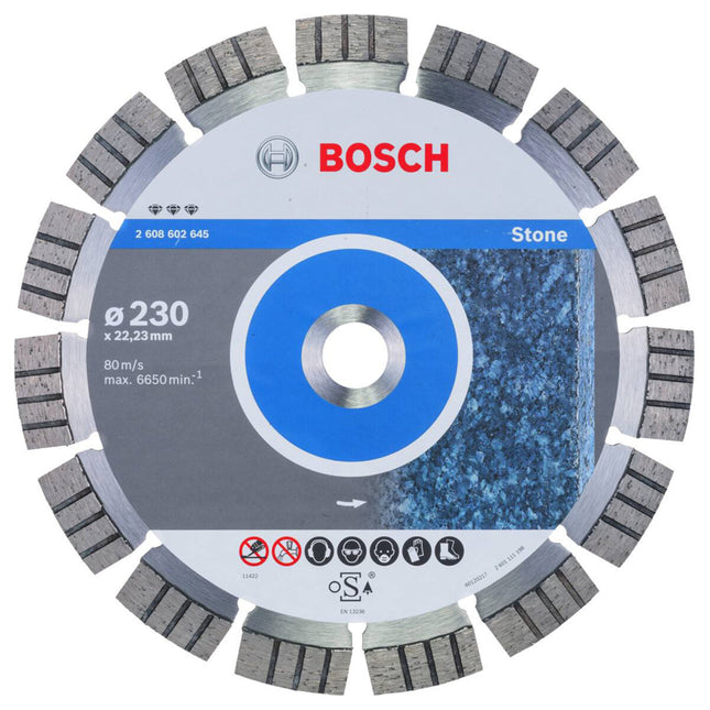 Bosch Tools,2608602645,Diamond Cutting Disc -Best for Stone | 230x22.23mm