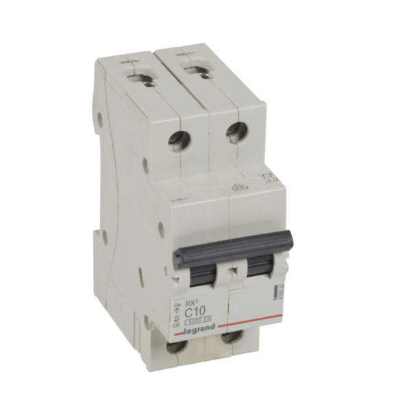 419222Legrandقاطع دائرة Legrand RX3 ثنائي القطب 10A منحنى C