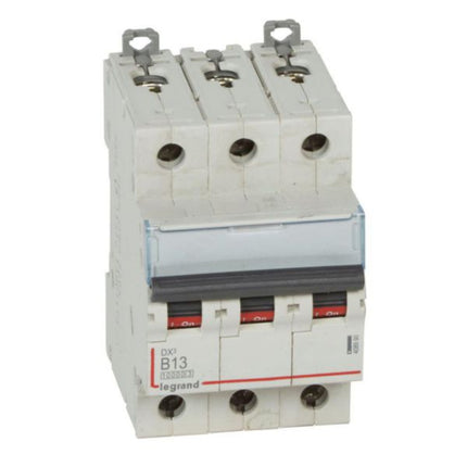 408990Legrandقاطع الدائرة الكهربائية ليجراند DX3 ثلاثي الأقطاب 13 أمبير منحنى B