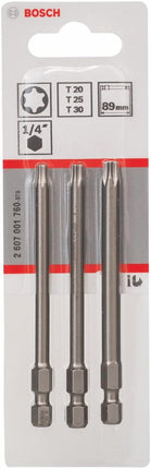 Screwdriver Bit Extra-Hard 89mm Torx 20/25/30 3pcs