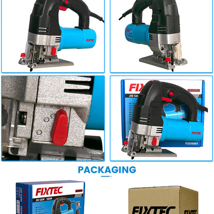 FJS55001Fixtecمنشار الجيجسو 550W من FIXTEC قاعدة ألومنيوم تغيير سريع