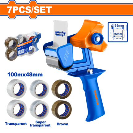 WATS1301Wadfow مجموعة موزع الشريط مع 6 أشرطة