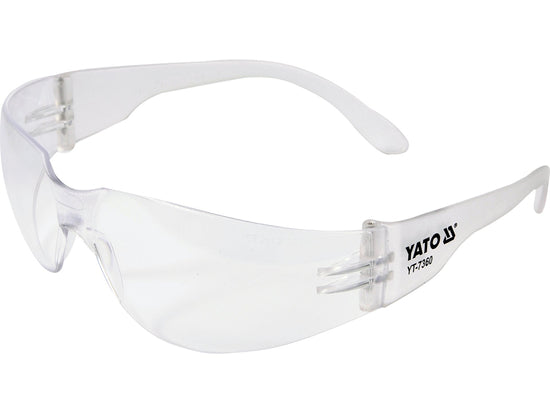YT-7360Yatoنظارات السلامة YATO YT-7360 شفافة من البولي كربونات لحماية العينين