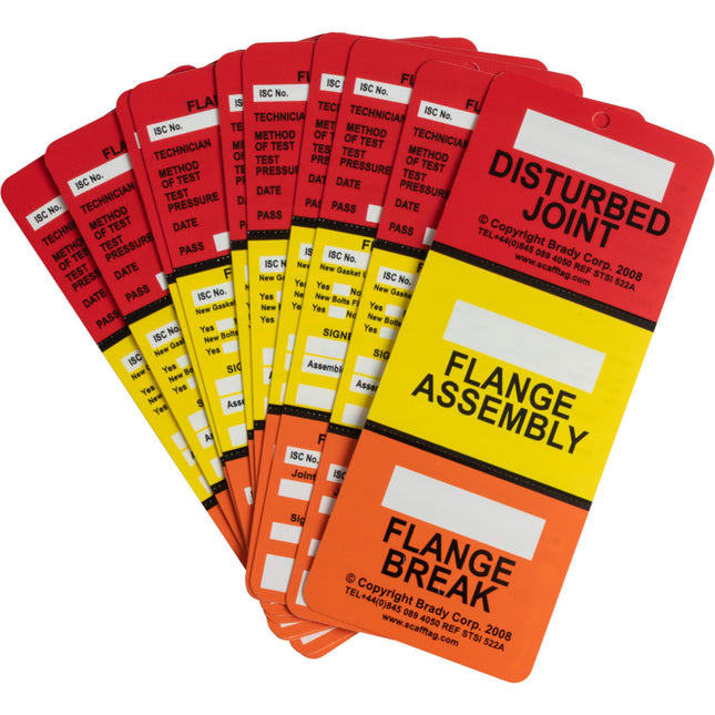3 Part Flange Tag