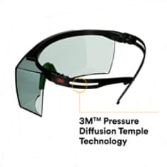 500511312791433Mنظارات السلامة 3M SecureFit 3700 Series SF3717AS-BLK
