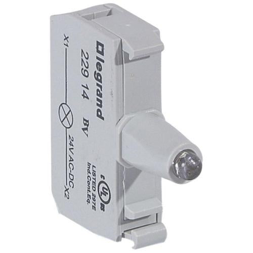 022914Legrandكتلة كهربائية Osmoz رأس مضاء أصفر 12-24V AC/DC