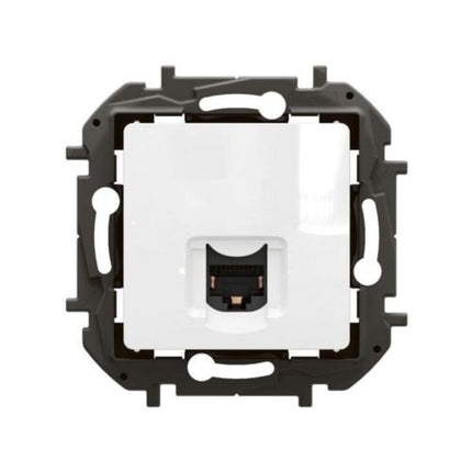 NP4306WHLegrandمقبس نيلويه RJ45 Cat6A UTP أبيض 10Gbps بدون أدوات
