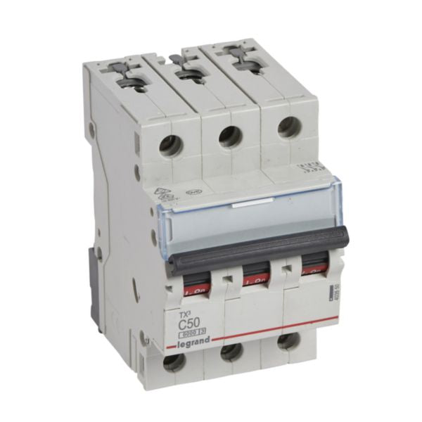 403550Legrandقاطع دارة Legrand TX3 ثلاثي الأقطاب 50A منحنى C