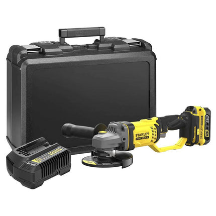 FATMAX Angle Grinder | V20 - 18V 1x2.0AH Battery and Kit Box