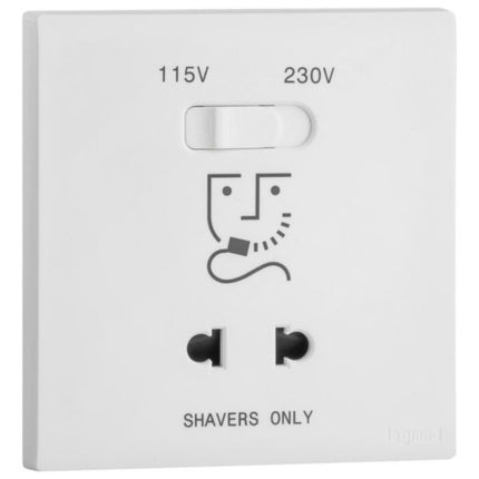 MEC36019WHLegrandمقبس حلاقة أوبريا أبيض مات 115-230 فولت