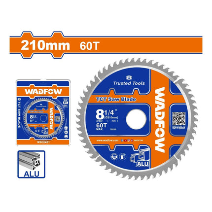 WTC2K01Wadfow قرص قطع الخشب TCT 8 1/4 60T