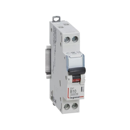407473Legrandقاطع دائرة Legrand MCB DX3 6000A قطب واحد محايد 10A منحنى B