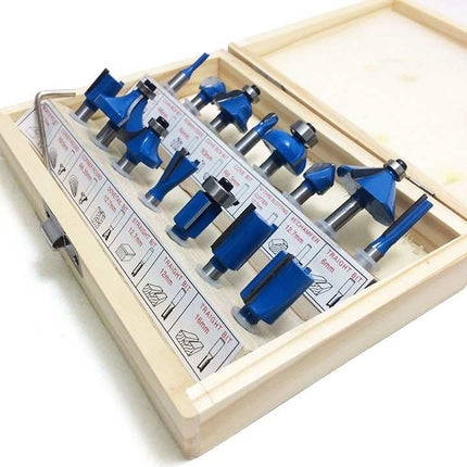 WRG5P06Wadfowمجموعة 15 قطعة من شفرات الفريز للخشب 6 مم من وادفوو