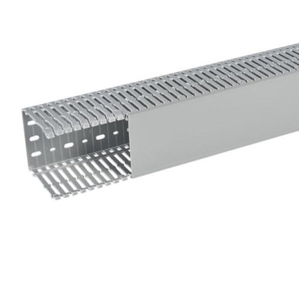 636122Legrandقناة الكابلات ترانسكاب ليجراند 100x100 ملم رمادي PVC