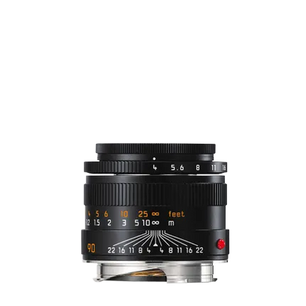 macro-elmar-m-90mm-f4-blackLiecaعدسة لايكا ماكرو-إلمار-إم 90 ملم f/4 تليفوتو ماكرو مدمجة