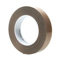 000212001616123Mشريط 3M PTFE زجاجي منسوج بني 5453 بحجم 1.5 بوصة
