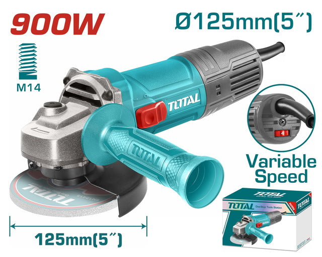 TG10912556Total Toolsمطحنة زوايا توتال 900W 125mm