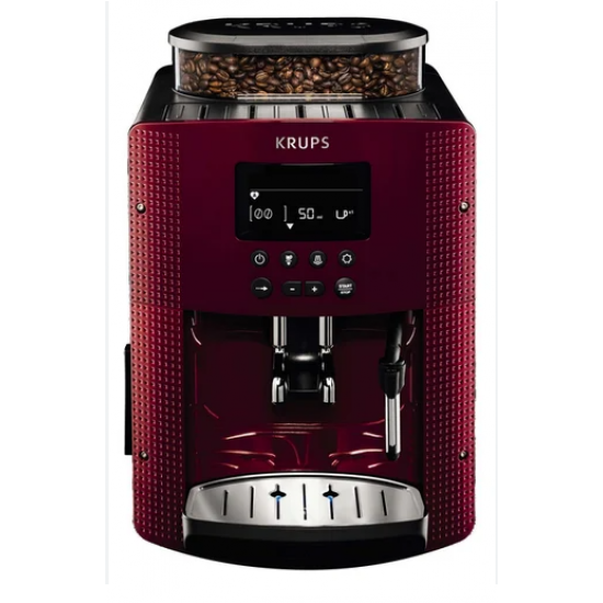 EA815KRUPSماكينة قهوة كروبس EA815 الحمراء الأساسية