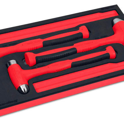 HBBD3FRSnap-Onمجموعة مطارق سنايب أون 3 قطع ميتة حمراء