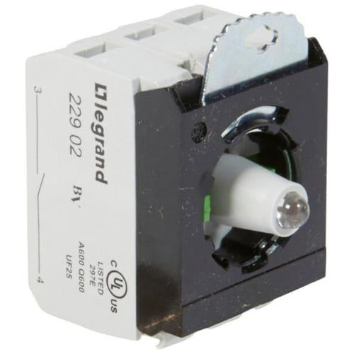 023007Legrandوحدة Osmoz الفرعية المضيئة 2NO أحمر 12-24V