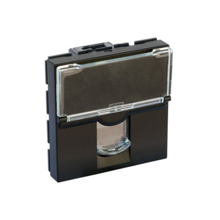 079164LLegrandمقبس موزاييك RJ45 فئة 6 UTP 2 وحدة أسود مات