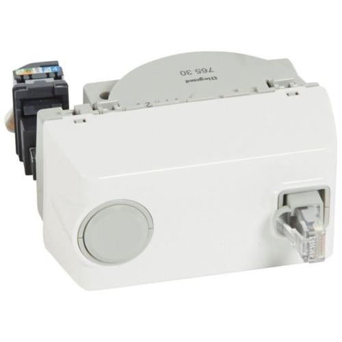 076530Legrandمقبس Legrand Mosaic RJ45 بسلك قابل للسحب فئة 5e