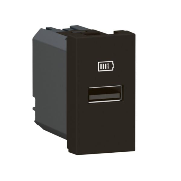 077652LLegrandموزايك مقبس USB منفذ واحد من النوع A 3A 15W أسود